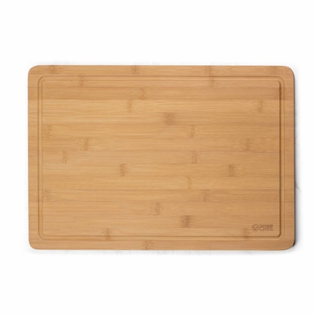 Commercial Chef Cutting Board Charcuterie Station for Serving Meats, Cheese and Vegetables, Bamboo Large CHB201